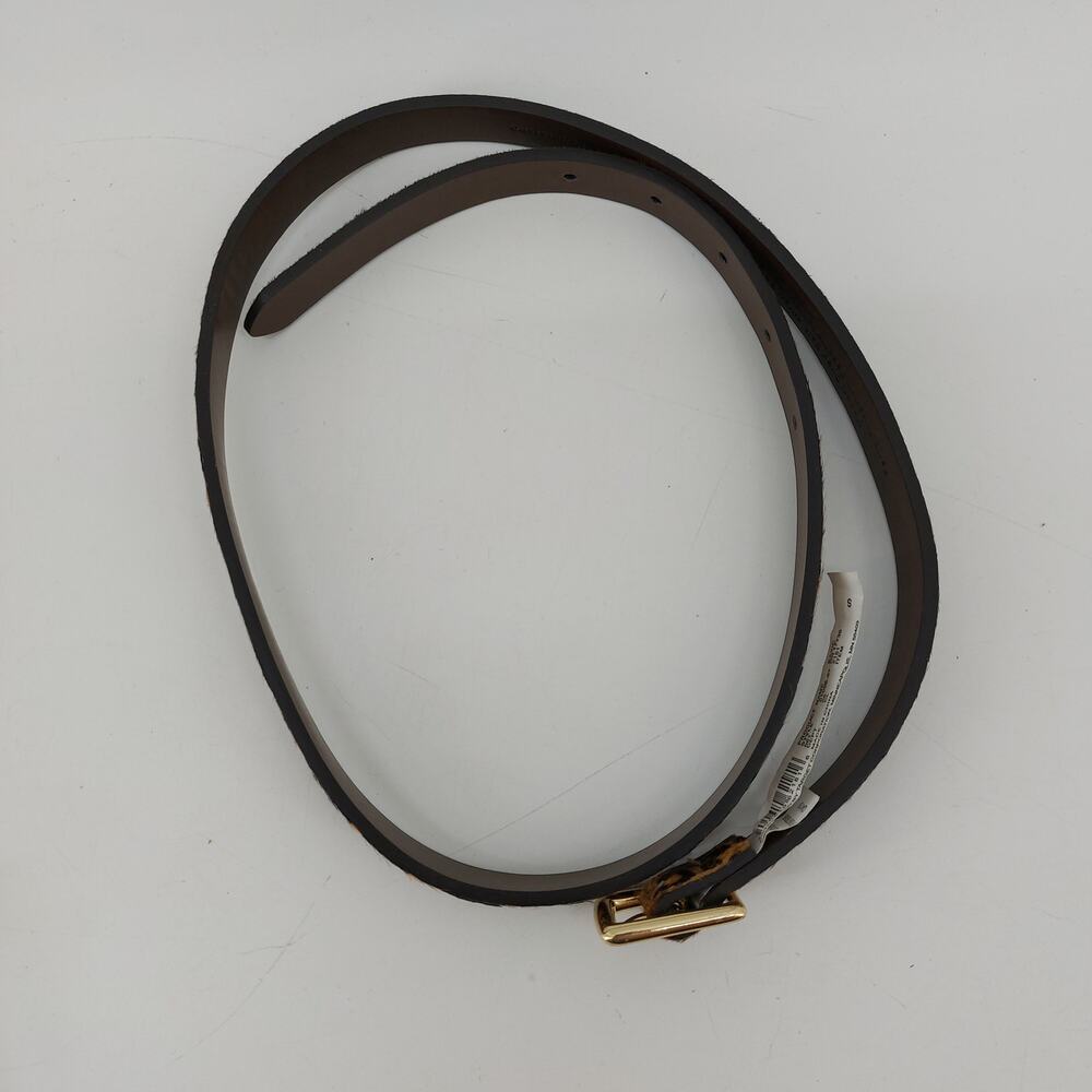 Liz Claiborne Womens Small Leopard Cheetah Fur Leather - Picture 3 of 8